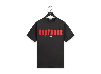 Kith x The Sopranos Main Logo Vintage Tee "Black"