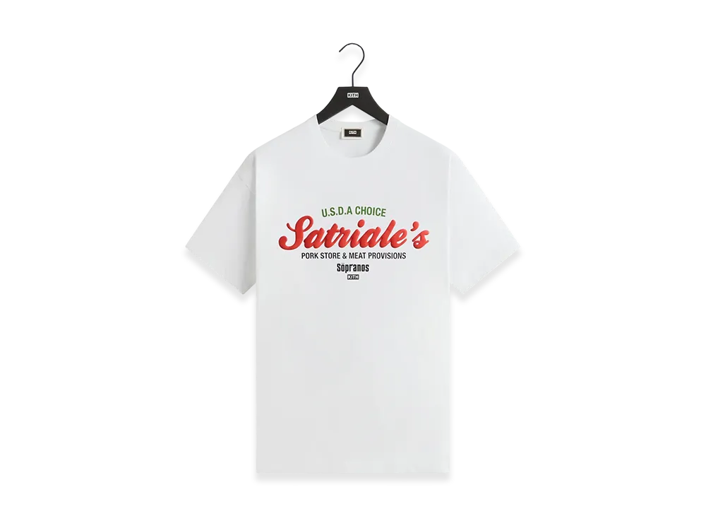 Kith x The Sopranos Satriale's Vintage Tee "White"