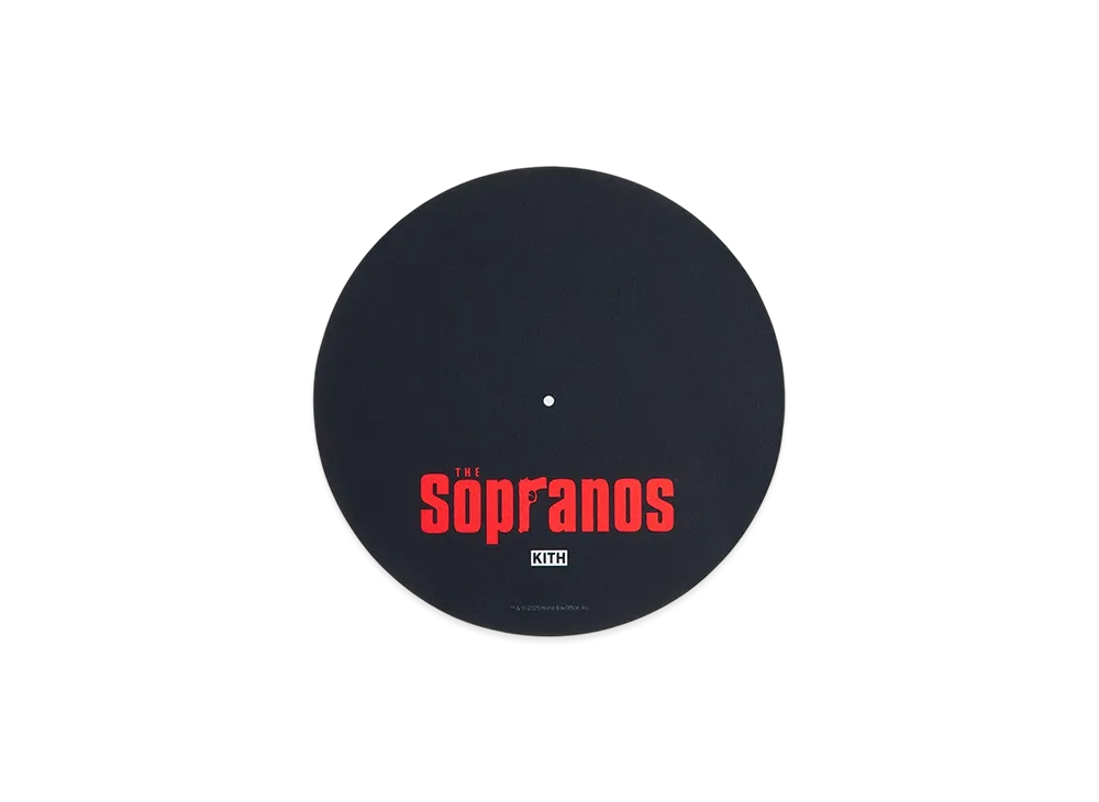 Kith x The Sopranos Vinyl Slip Mat Cover "Black"