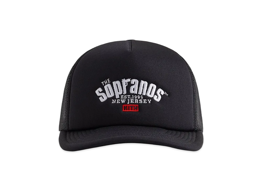 Kith x The Sopranos Nolan Trucker Hat "Black"