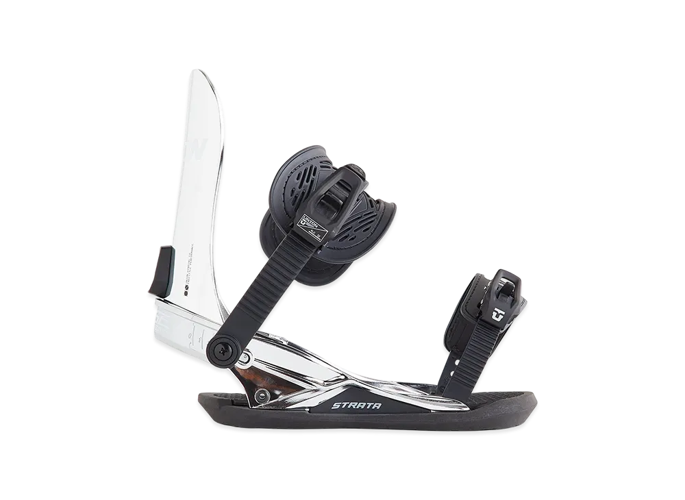 Kith x Union Binding Company Strata Snowboard Binding "Chrome"
