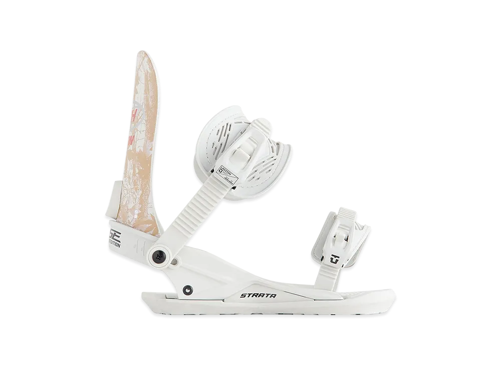 Kith x Union Binding Company Strata Snowboard Binding "White"
