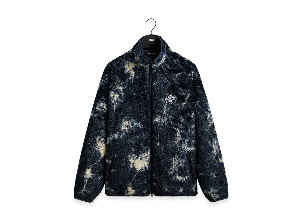 Kith x Columbia Ice Dye Sherpa Harper Jacket "Nocturnal"