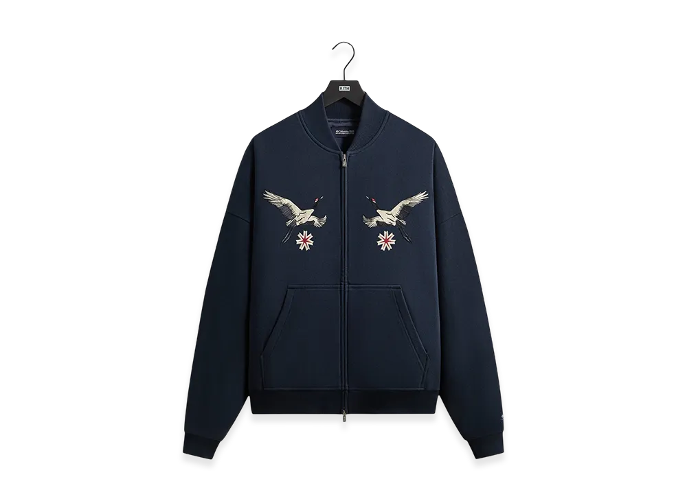 Kith x Columbia Crane Vintage Braxton Zip Up Jacket "Nocturnal"