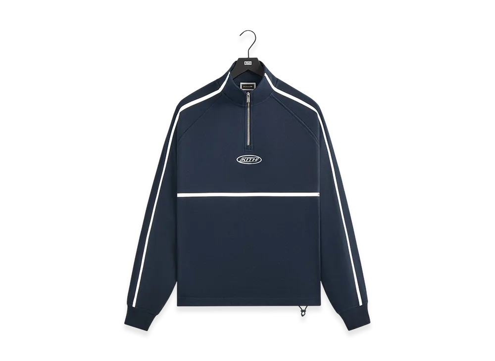 Kith x Columbia Reflective Funnel Neck Quarter Zip 