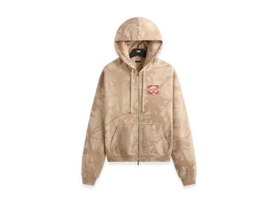 Kith x Columbia Camo Vintage Braxton Zip Up Hoodie "Veil"