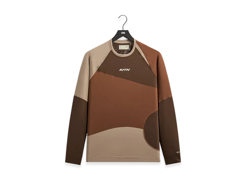 Kith x Columbia Infinity Long Sleeve Baselayer "Legacy/Dremel/Umber"