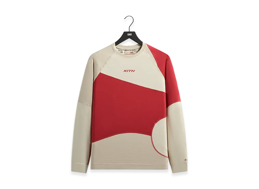 Kith x Columbia Infinity Long Sleeve Baselayer "Sandrift/Verge/Veil"