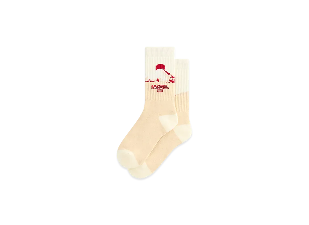Kith x Columbia NSE Mountain Socks "Sandrift"