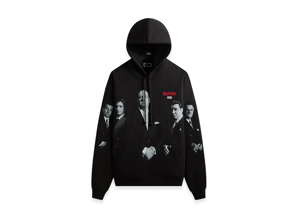 Kith x The Sopranos Arched Character Nelson Hoodie "Black"