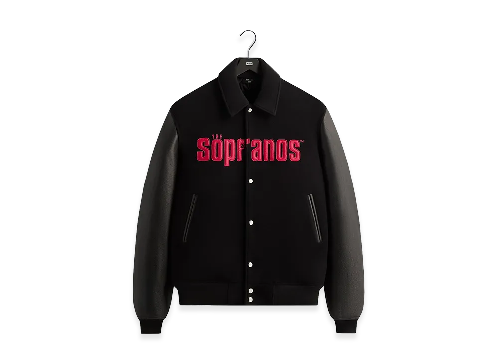 Kith x The Sopranos Varsity Jacket "Black"