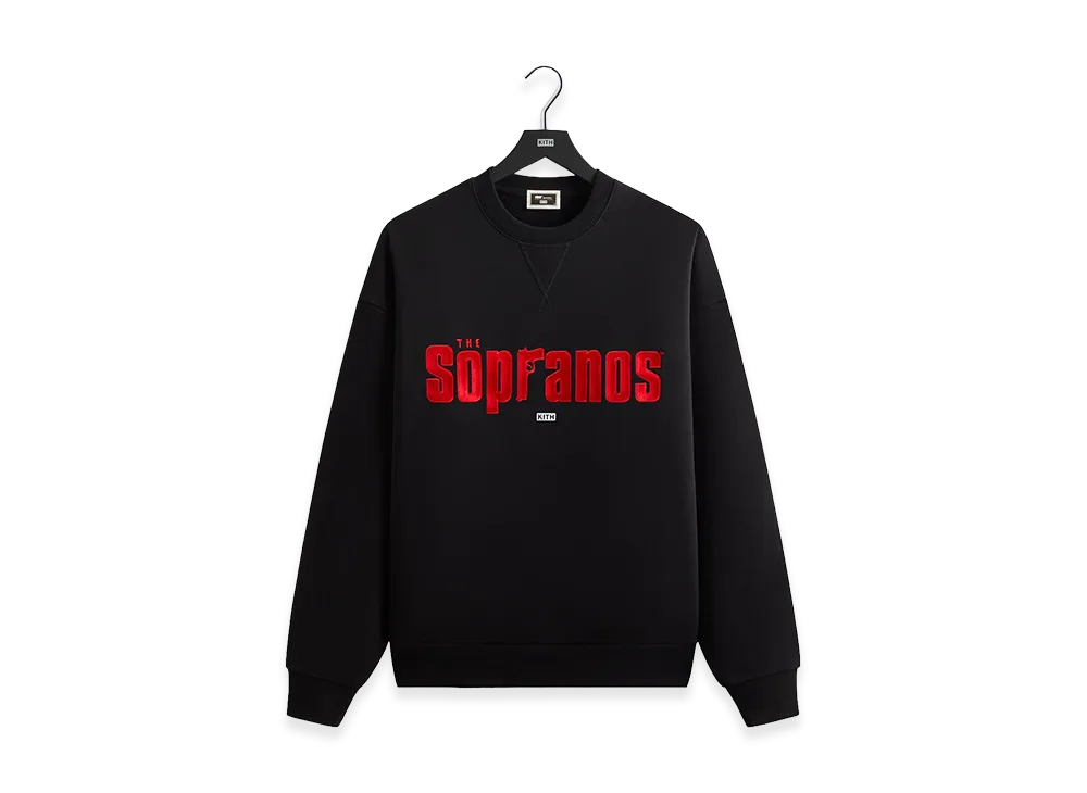 Kith x The Sopranos Main Logo Nelson Crewneck "Black"