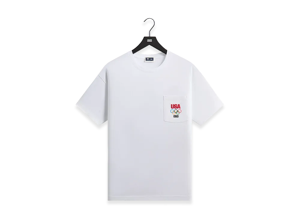 Kith x Team USA Pocket Tee "White"