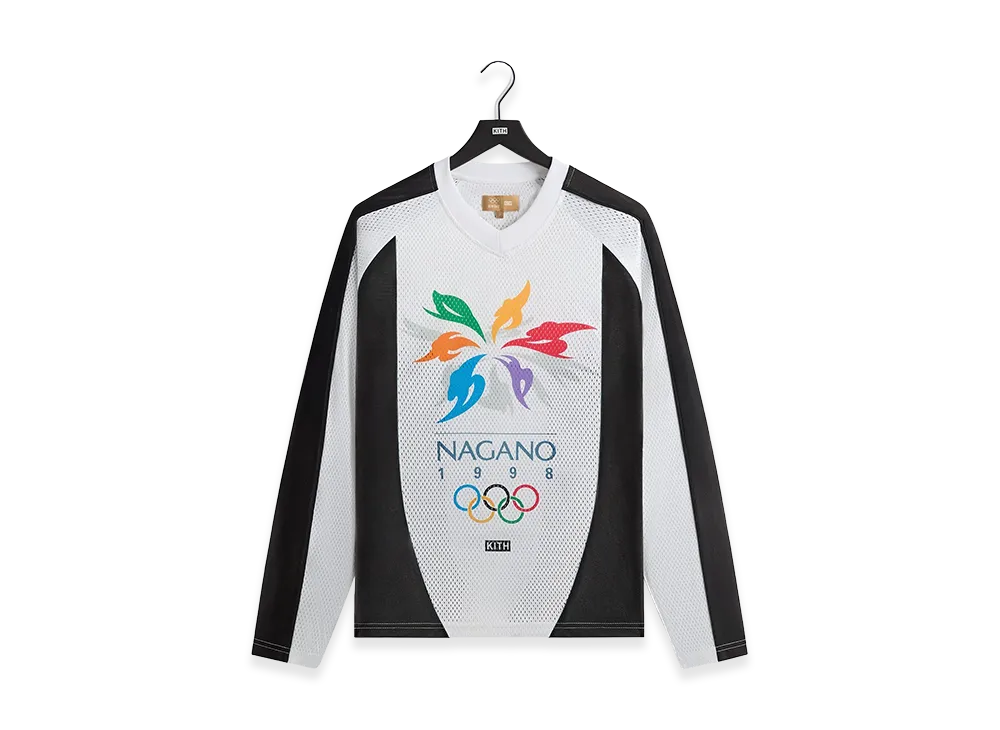 Kith x Olympics Heritage Marks Long Sleeve Ryan Top "White"