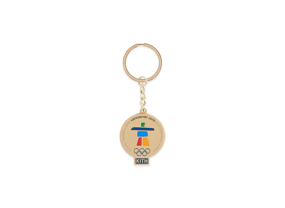 Kith x Olympics Heritage Vancouver Keyring "Gold"