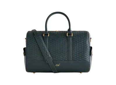 Kith Monogram Leather Explorer Traveler K40 Duffle Bag "Stadium"