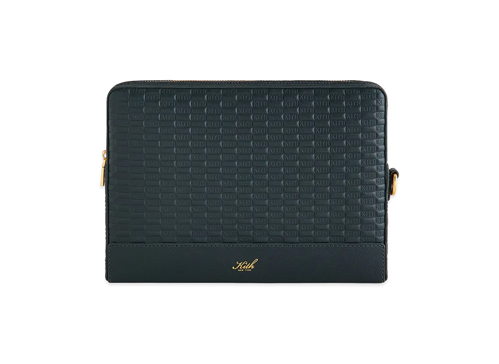 Kith Monogram Leather 11" Tech Case "Stadium"