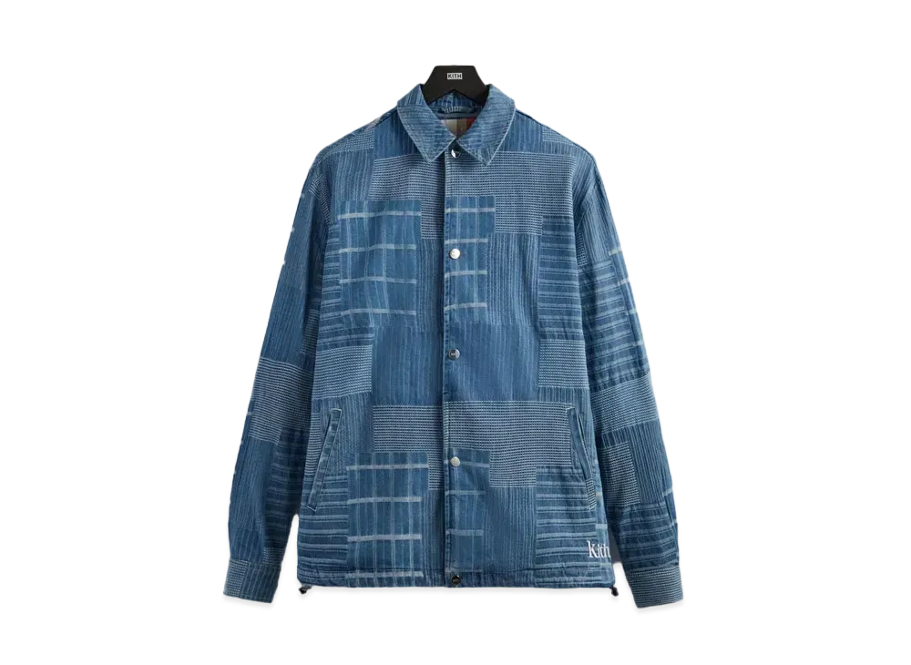 キス ジャパニーズ インディゴ ジャカード コーチズ ジャケット "インディゴ"