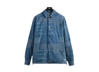 Kith Japanese Indigo Jacquard Coaches Jacket "Indigo"