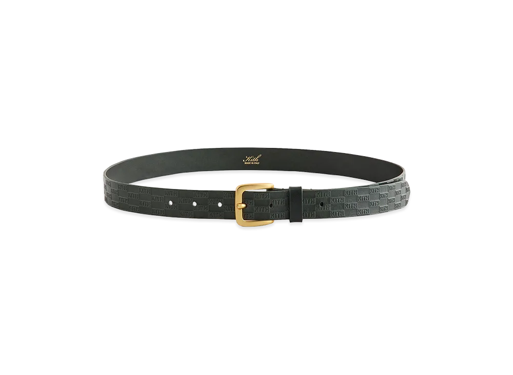Kith Monogram Vachetta Leather Belt "Equestrian"