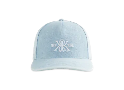 Kith K&K New York Denim Bay Low Pinch Crown Snapback "Light Indigo"