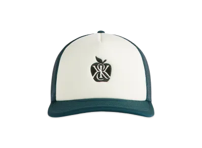 Kith Poly Foam Apple Crest Embroidery Nolan Trucker Hat "Stadium"