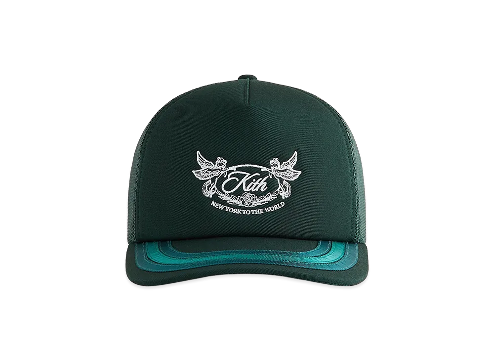 Kith Twill Nolan Trucker Hat "Algae"