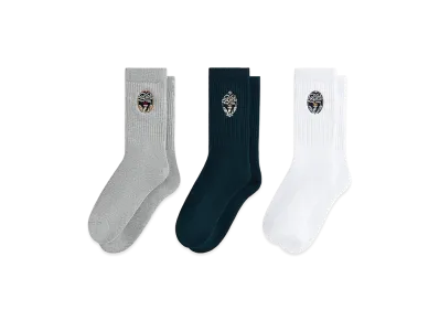 Kith 3-Pack City View Cotton Crew Socks "Multi"