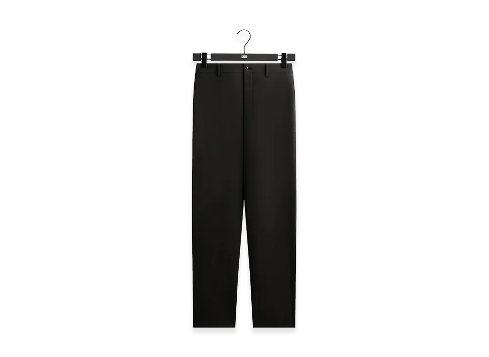 Kith &Kin x Giorgio Armani Milano Crepe Flat Front Trouser "Black"