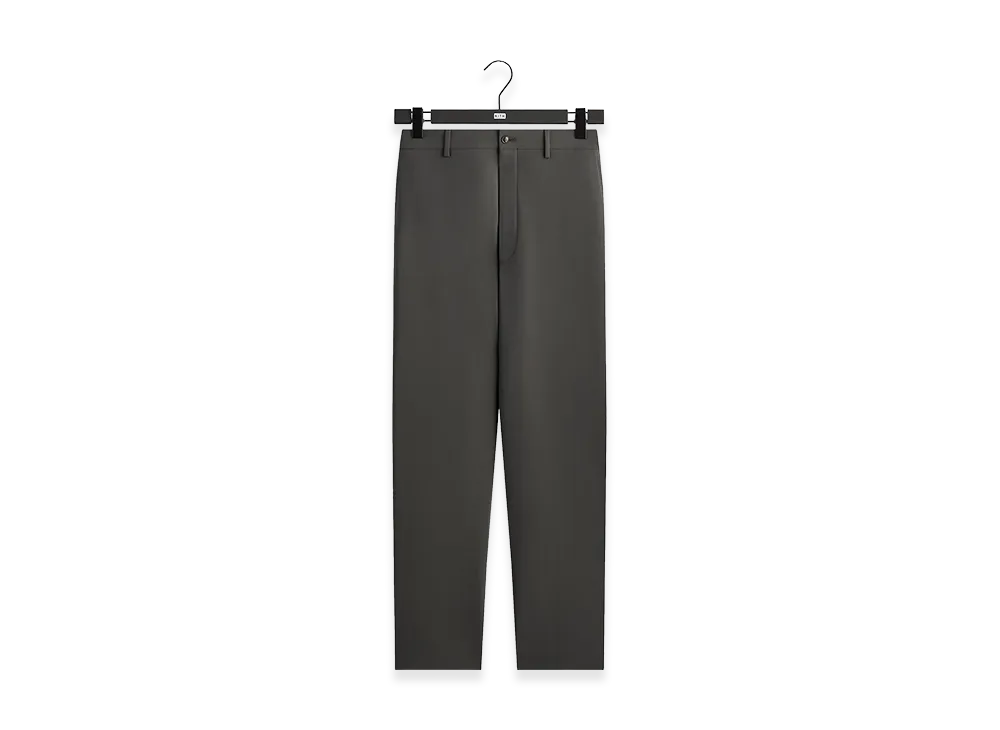 Kith &Kin x Giorgio Armani Milano Crepe Flat Front Trouser "Dark Ash"