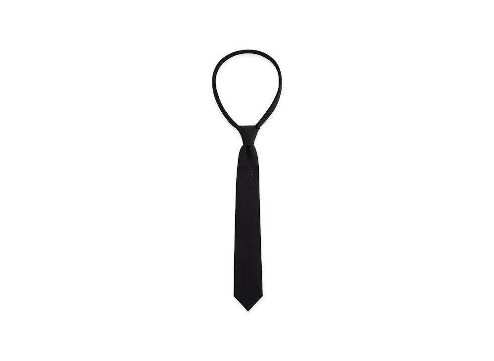 Kith &Kin x Giorgio Armani Milano Crepe Tie "Black"