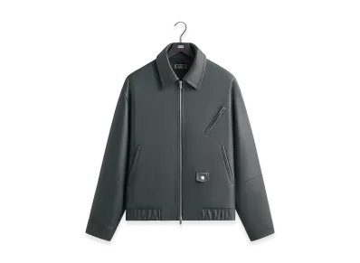 Kith Pebbled Leather Jett Blouson Jacket "Stadium"