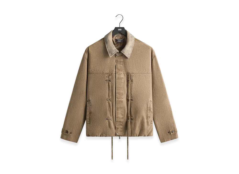 Kith Washed Canvas Ariel Blouson Jacket "Sandalwood"