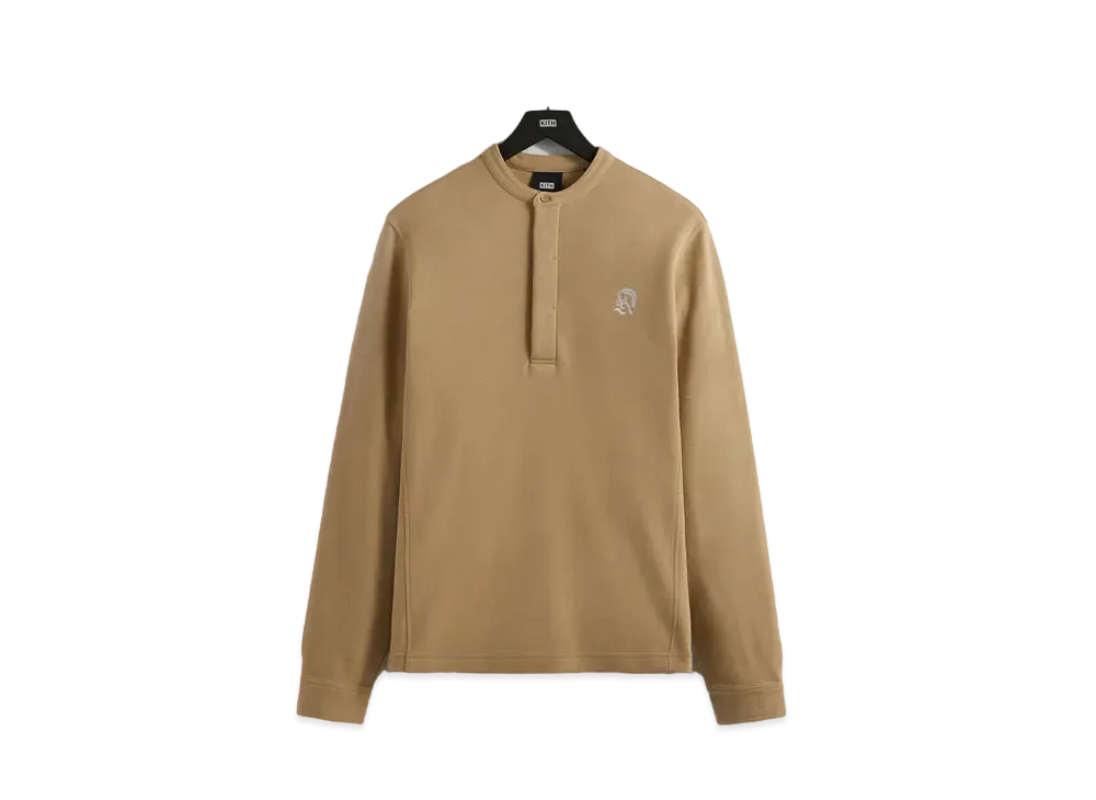 Kith Pique Essex Henley Popover "Canvas"