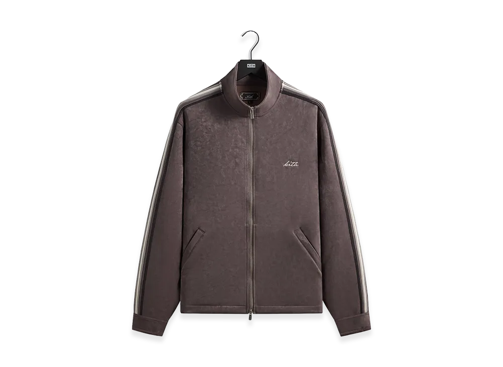 Kith Sueded Scuba Connor Track Jacket "Thunder"