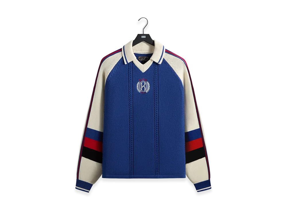 Kith Wagner Long Sleeve Soccer Sweater "Current"