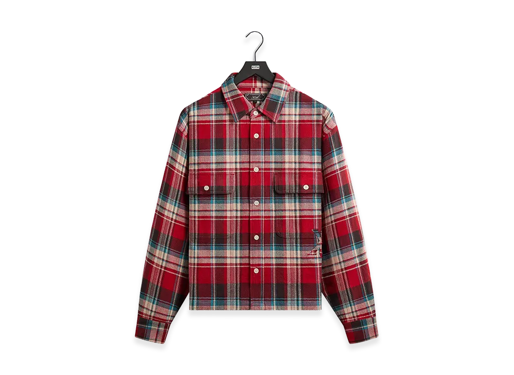 Kith Plaid Henson Button Down Shirt "Might"
