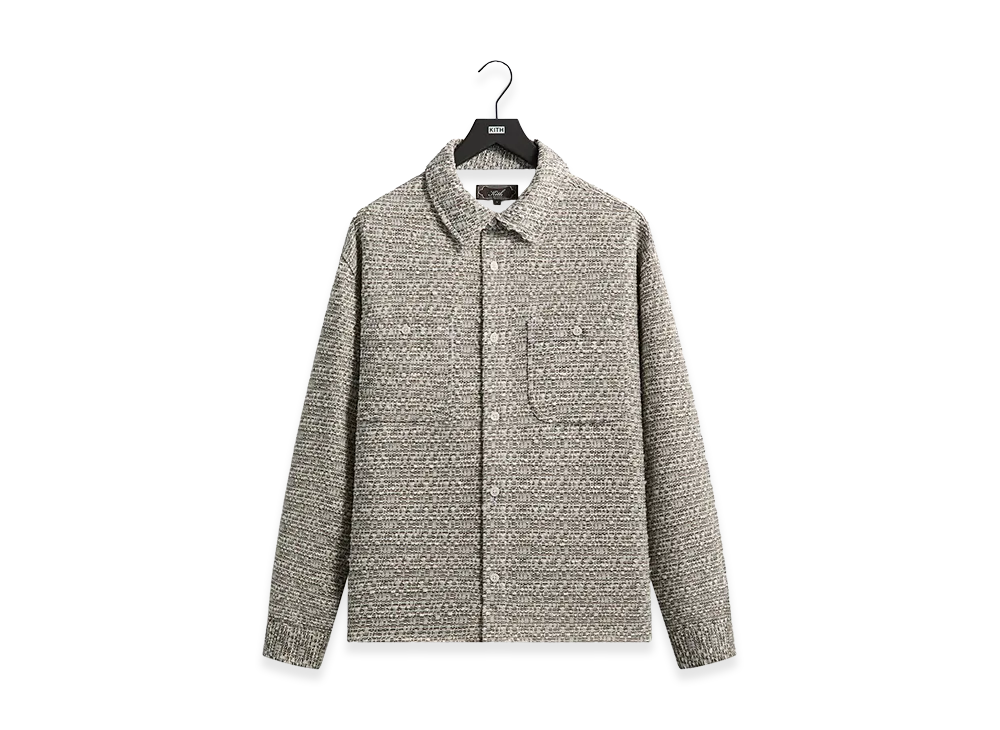 Kith Mixed Weave Apollo Shirt "Overcast"