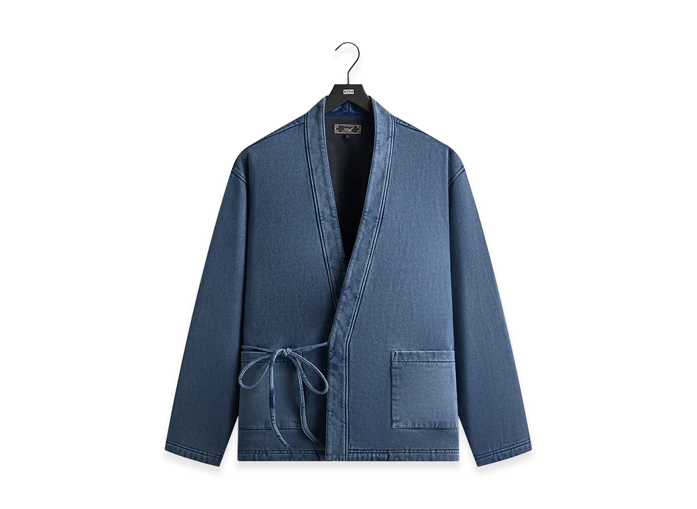 Kith Indigo Fleece Karter Gi Jacket "Vast"