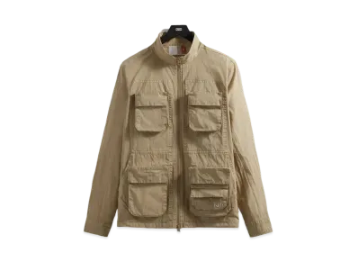 Kith Washed Cotton Zip Front Wolcott Shirt "Canvas"