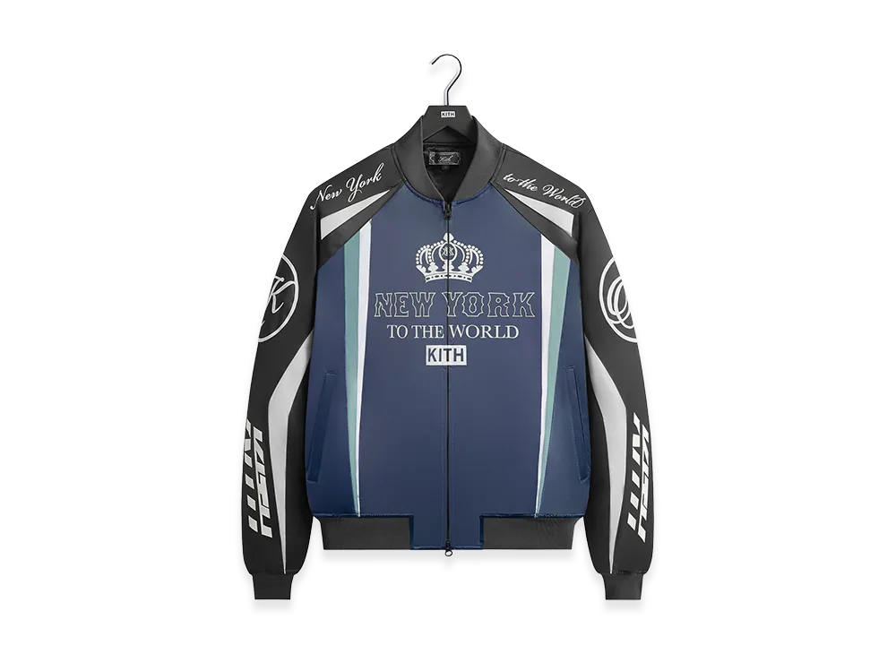 Kith Roy Racing Nylon Bomber Jacket "Nocturnal"
