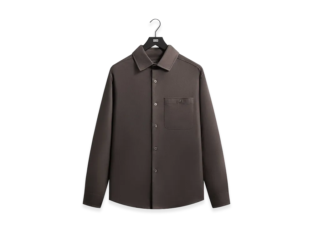 Kith Flannel Tomas Buttondown Shirt "Mineral"