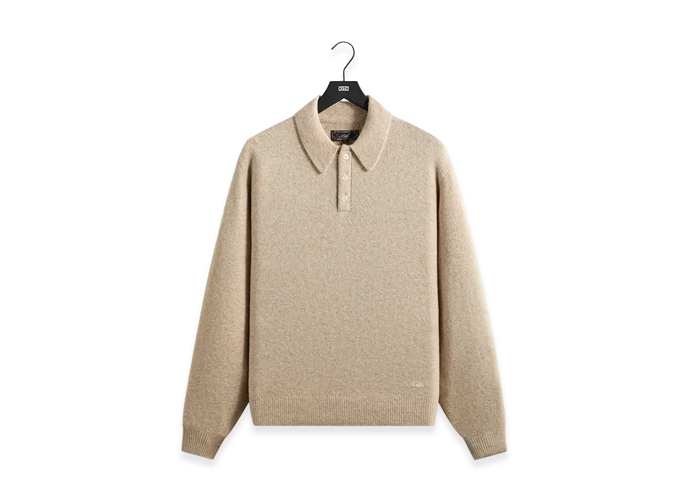 Kith Marled Harmon Rugby Pullover "Carabiner Heather"