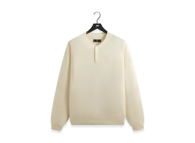 Kith Boucle Harmon Henley Sweater "Sandrift"