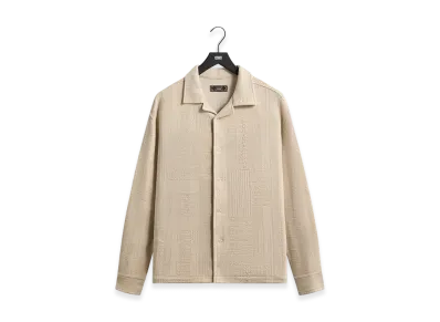 Kith Geometric Knit Cohen Shirt "Hallow"