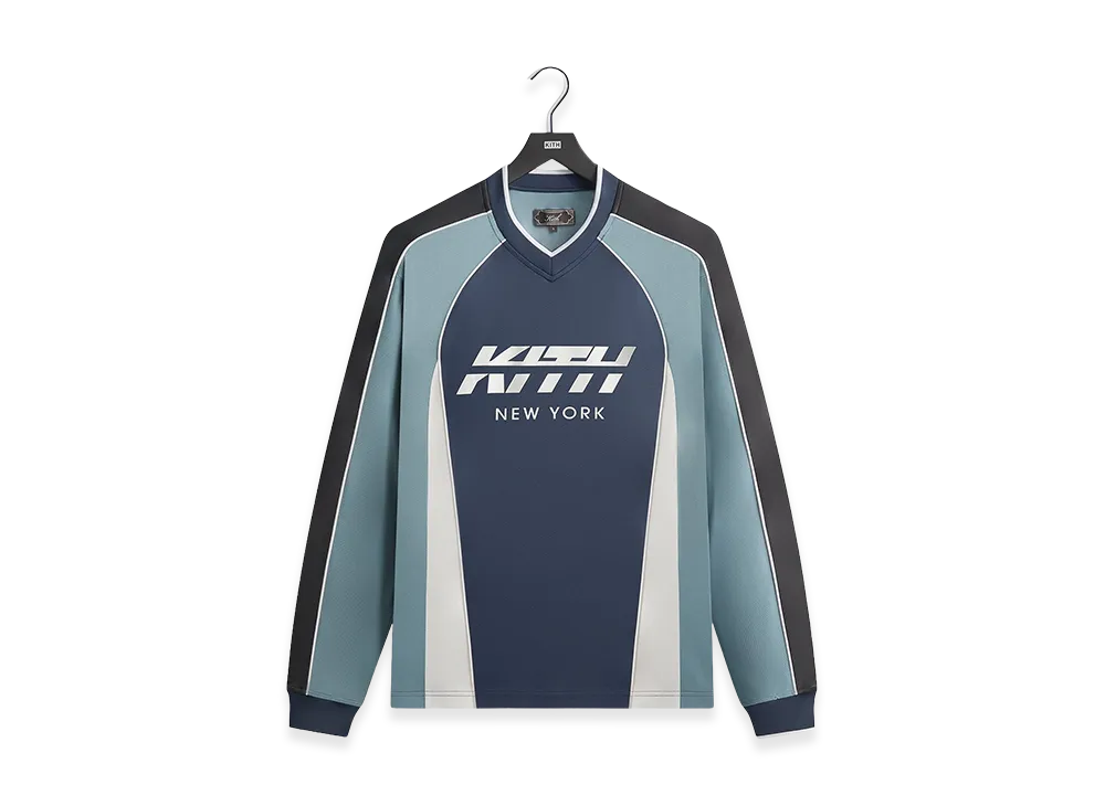 Kith Malik Long Sleeve Mesh Jersey "Nocturnal"
