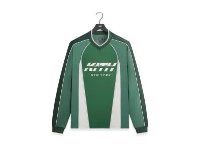 Kith Malik Long Sleeve Mesh Jersey "Conifer"