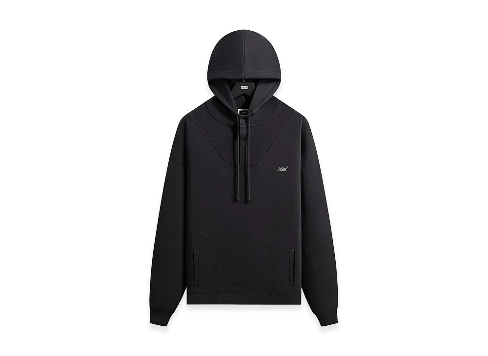 Kith Rib Neck Cropped Camden Hoodie "Black"