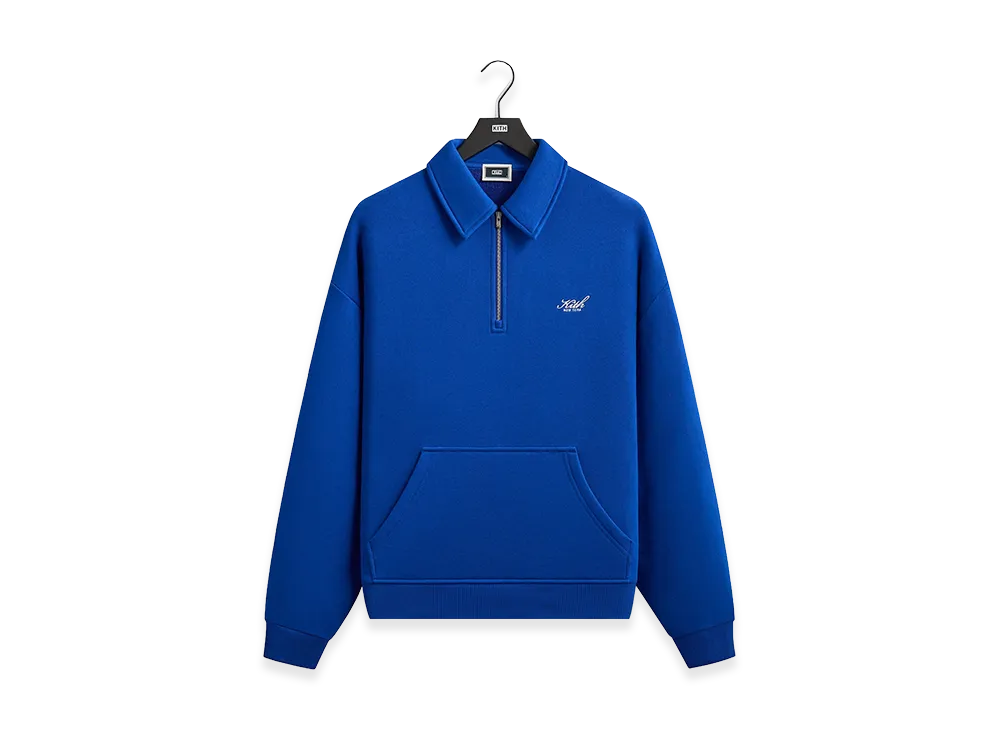 Kith Quarter Zip Popover Sweatshirt "Cyclone"