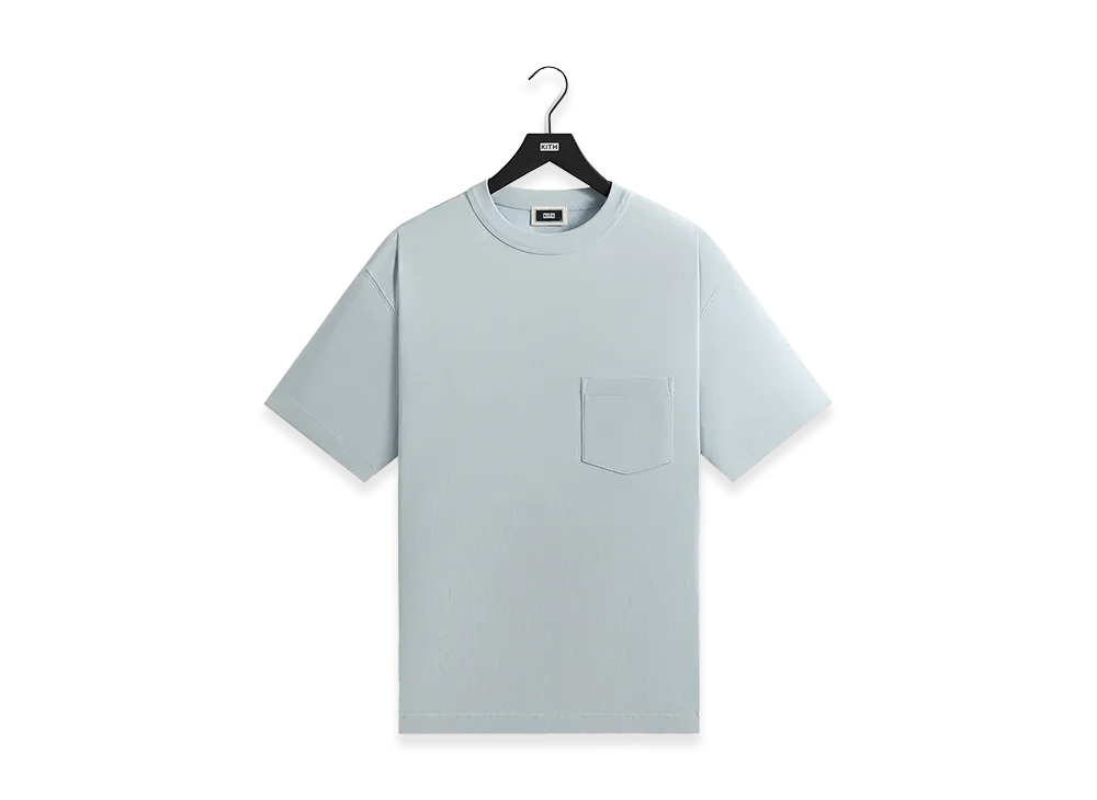Kith Leonard Pocket Tee "Light Indigo"